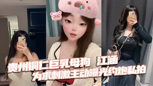 贵州铜仁巨乳母狗 江涵 为求刺激主动曝光约炮私拍 梨形身材堪称完美炮架